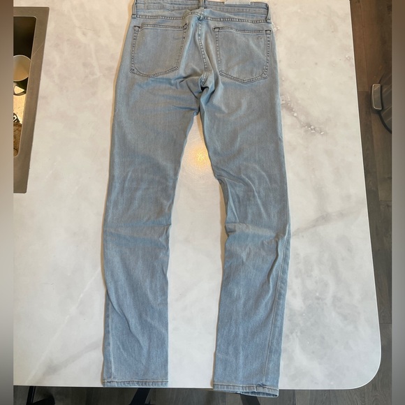 rag & bone Fit 1 Light Wash Denim Skinny Jeans Size 30 Lightly Worn - Picture 3 of 3